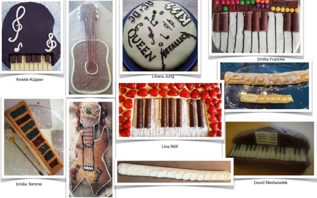 Musikinstrumenten-Kuchen
